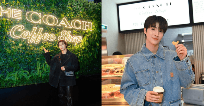 Pesona Kang Min Hyuk dan Blue Pongtiwat di Pembukaan The Coach Restaurant